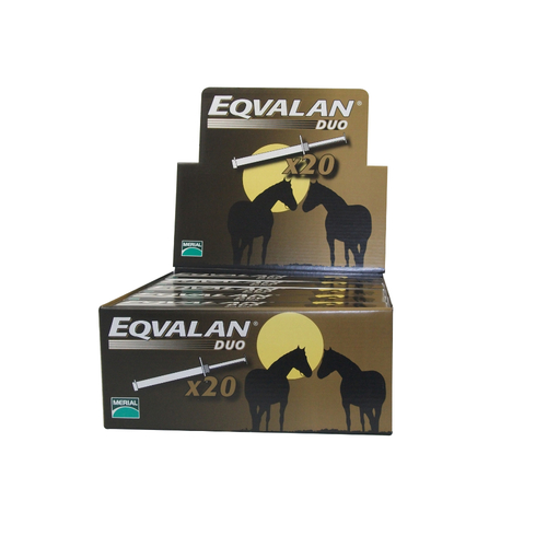 Eqvalan Duo Paste Horse Wormer Call 01423 332334