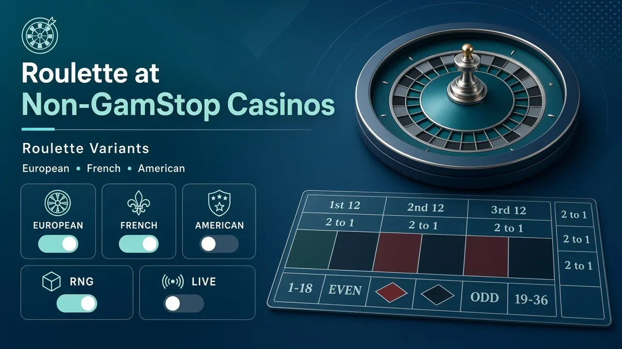 Roulette at Non GamStop Casinos