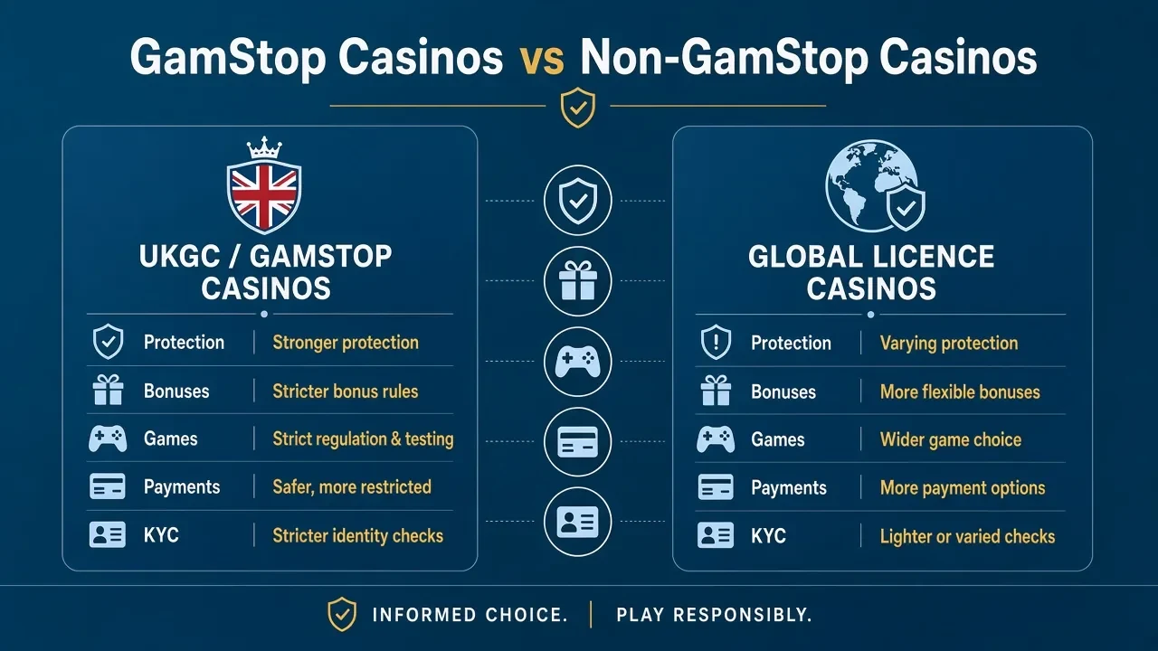 GamStop Casinos vs Non-GamStop Casinos
